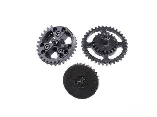 Solink Motor CNC Steel Hollowed Out Gear Set for Airsoft AEG Rifles (Model: 16:1 / Standard)