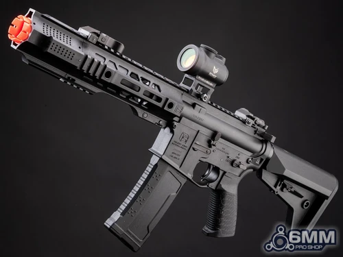 6mmProShop x SAI GRY AR-15 Airsoft AEG Rifle (Color: Black / 6.5" / Gun Only)