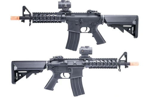 Cybergun x Colt M4 AEG Airsoft Rifle w/ E-Shooter Kestrel ETU - E&C (Model: M4A1 CQB / Black)