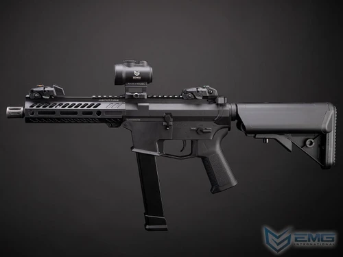 EMG x Angstadt Arms UDP-9 Pistol Caliber Carbine AEG with Battery and Charger (Color: Black / 7.5")