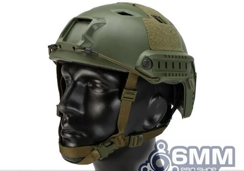 6mmProShop Advanced Base Jump Type Tactical Airsoft Bump Helmet (Color: OD Green / Large - Extra Large)