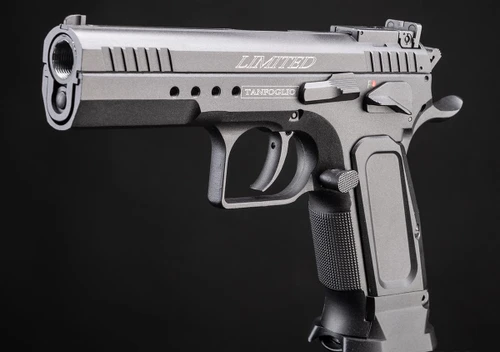 Cybergun x Tanfoglio Limited Edition Custom Airsoft GBB Pistol - KWC (Model: Pistol / Black)