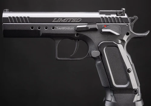 Cybergun x Tanfoglio Limited Edition Custom Airsoft GBB Pistol - KWC (Model: Pistol / Black)