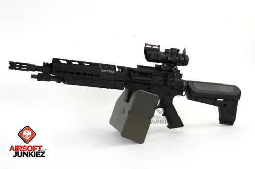 Krytac Full Metal Trident LMG Enhanced Airsoft AEG with Keymod