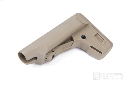 PTS EPS Enhanced Polymer Stock Tan - AirsoftJunkiez.com