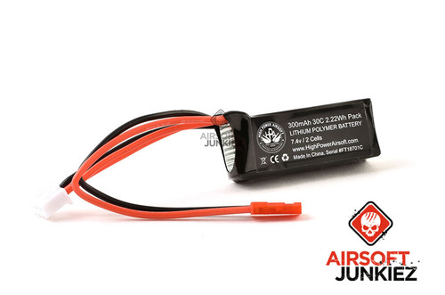 7.4v 300mAh Fusion Engine LiPo Airsoft Battery