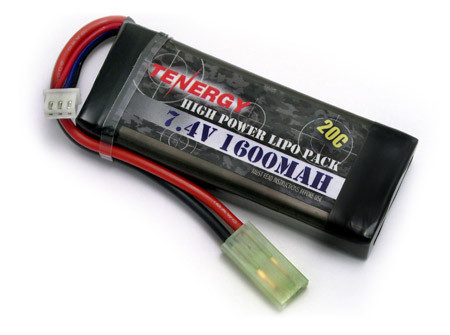 ASG - Batterie LiPo 7.4V 250mAh - mini Tamiya - Elite Airsoft
