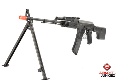 LCT Stamped Steel RPKS74MN Airsoft AEG Light Machinegun w/ Side