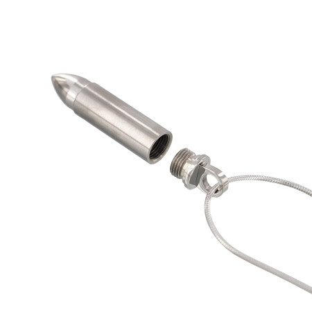 Bullet Stainless Steel Cremation Jewelry for Ashes