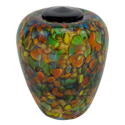 Serenade Hand Blown Glass Cremation Urn