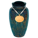 Starfall Cremation Urn with Optional Urn Pendant