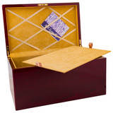 Felt Covered Lid on the Remembrance Memorial Urn Chest by Howard Miller