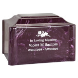 Claremont Cultured Marble Cremation Urn - Rosa - Optional Engraving
