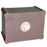 Claremont Cultured Marble Cremation Urn - Rosa - Bottom Opening Shown