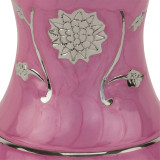 Grace Dark Pink Tealight Urn - Close Up Detail Shown