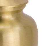 Classic Gold Cremation Urn - Close Up Detail Shown