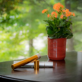 Brass Keepsake Scattering Tube - Howard Miller - Shown with Matching Silver - Sold Separately