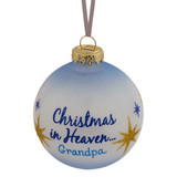 Christmas In Heaven Memorial Ornament for Grandpa