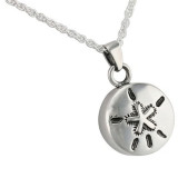 Silver Sand Dollar Pendant