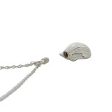 Seashell Pendant and Necklace for Ashes - Opening Shown