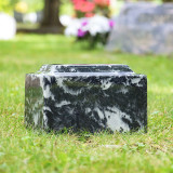 Ebony Classic Cultured Marble Urn Ebony Classic Cultured Marble Urn