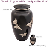 Classic Engraved Butterfly  Collection - Pieces Sold Separately