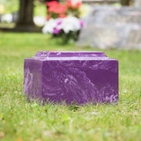 Amethyst Classic Cultured Marble Urn