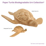 Paper Turtle Biodegradable Urn Collection