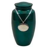 Sea Turtle Cremation Urn - Shown with Pendant Option