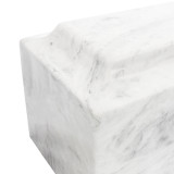 Carrera Classic Cultured Marble Urn - Close Up View