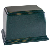 Grant Cultured Marble Urn- Dark Green