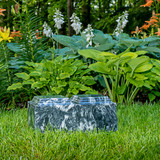 Ebony Cultured Marble Urn for Two