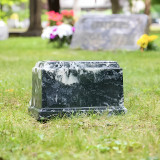 Ebony Cultured Marble Urn