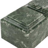 Emerald Cultured Marble Urn for Two