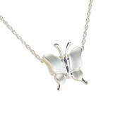 Butterfly Silver Cremation Jewelry