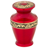 Carmina Brass Keepsake Urn