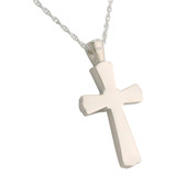 Back - Wrapped Cross Pendant and Necklace for Ashes