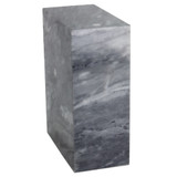 Cashmere Gray Marble Tower Urn