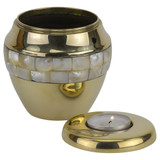 Highcourt Pearl Tealight Urn - Opening