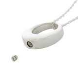 Eternity II Pendant and Necklace for Ashes - View of Opening