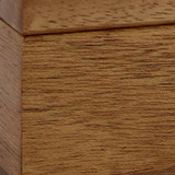 Concord Keepsake Urn Box- Mahogany  - Close Up Detail Shown
