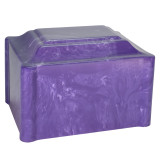 Claremont Cultured Marble Cremation Urn - Purple