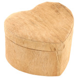 Woodgrain Heart Biodegradable Urn