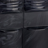 Onyx Cultured Marble Book Urn for Two - Close Up Detail