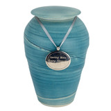 Seabreeze Ceramic Urn - Shown with Pendant Option