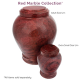 Red Marble Collection - Pieces Sold Separately