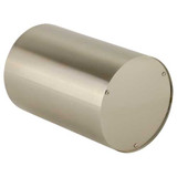 Stainless Steel Silver Cylinder Urn - Bottom Closure