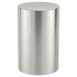 Stainless Steel Silver Cylinder Urn