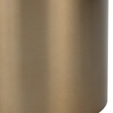 Stainless Steel Gold Cylinder Urn - Close Up Detail Shown