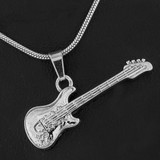 Guitar Pendant and Necklace for Ashes
